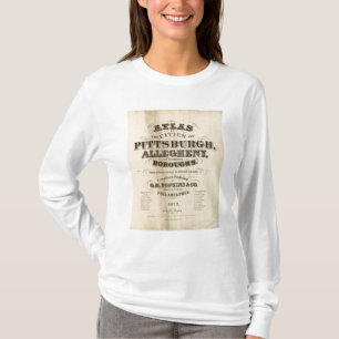 Title Page Pittsburgh, Allegheny atlas T-Shirt