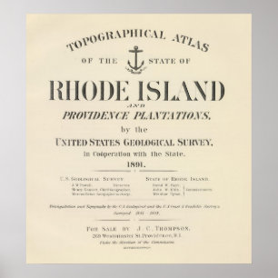 Title Page Rhode Island atlas Poster