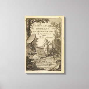 Title Page Small modern atlas Canvas Print