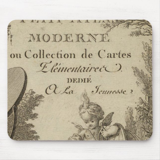 Title Page Small modern atlas Mouse Pad (Front)
