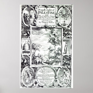 Title-page to 'A Pisgah-sight of Palestine' Poster