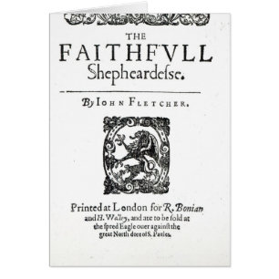 Title Page to 'The Faithfull Shepherdess'