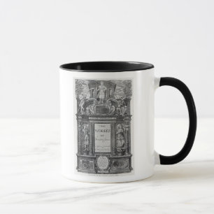 Title page to 'The Works of Benjamin Jonson' Mug