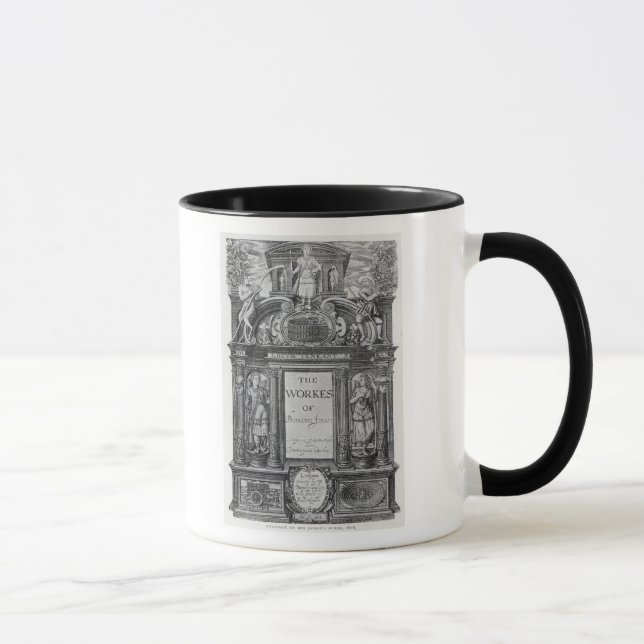 Title page to 'The Works of Benjamin Jonson' Mug (Right)