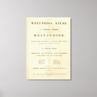Title page West India atlas