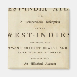 Title page West India atlas Magnet