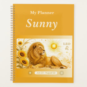 title: Personalised Leo Zodiac Planner