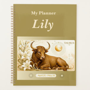 title: Personalised Taurus Zodiac Planner