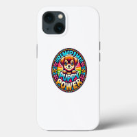 Title: Puppy Power - Cute & Colourful Dog T-shirt