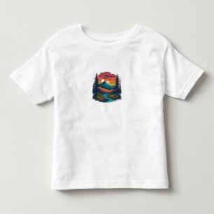 **Title:** Serene Nature Wonderland Toddler T-Shirt
