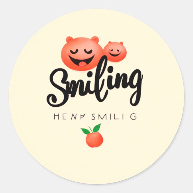 Title: Shared Smiles Sticker (Front)