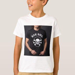 Title: "Skull & Crossbones Rock n' Roll Tee" T-Shirt