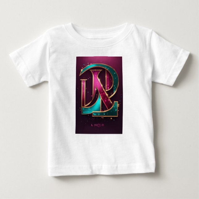 Title: Stylish "LD" Monogram Baby T-Shirt –T-Shirt (Front)