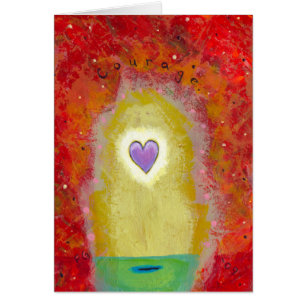 Title: Tiny Art #596 Purple heart courage PERSONAL