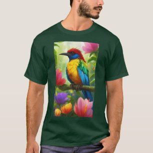  Title: "Vibrant Costa Rica Birds T-Shirt"   T-Shirt