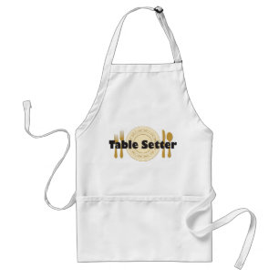 Titled apron