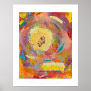 Titled:  (In Motion) Action - flying pot belly pig Poster