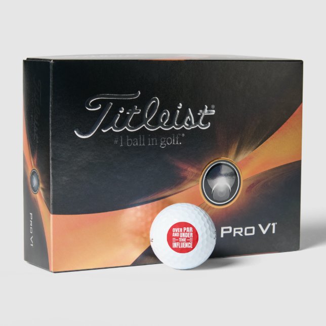 Titleist Golf Balls Over Par (Packaging)