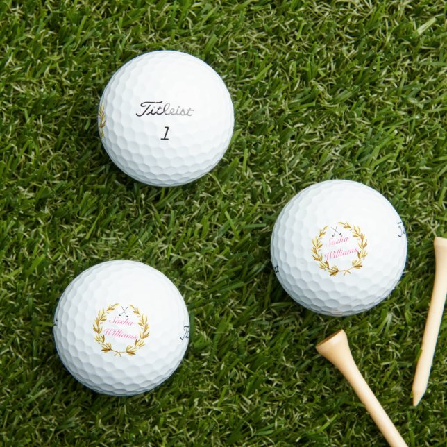 Titleist Pro V1 Golf Balls-Custom Name Golf Balls (Insitu Grass)