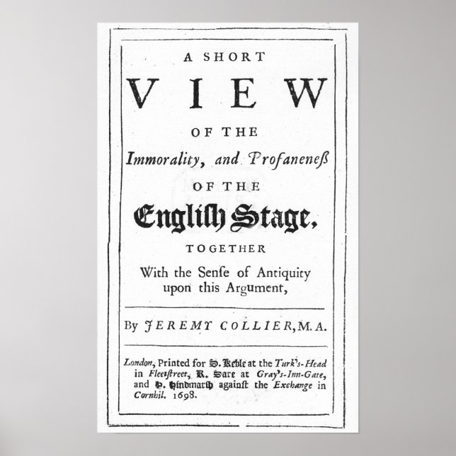 Titlepage bordered by a chronological series poster (Front)