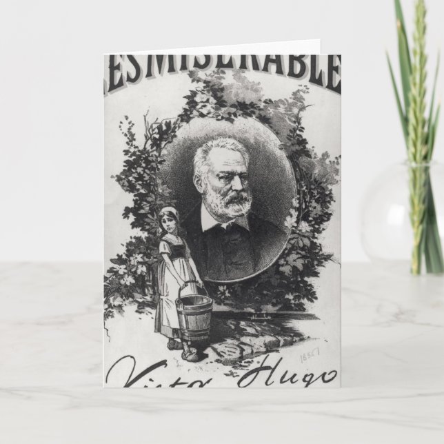 Titlepage first edition of 'Les Miserables' Card (Front)