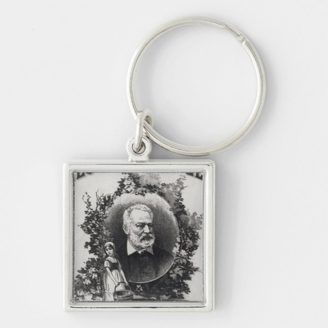 Titlepage first edition of 'Les Miserables' Key Ring (Front)