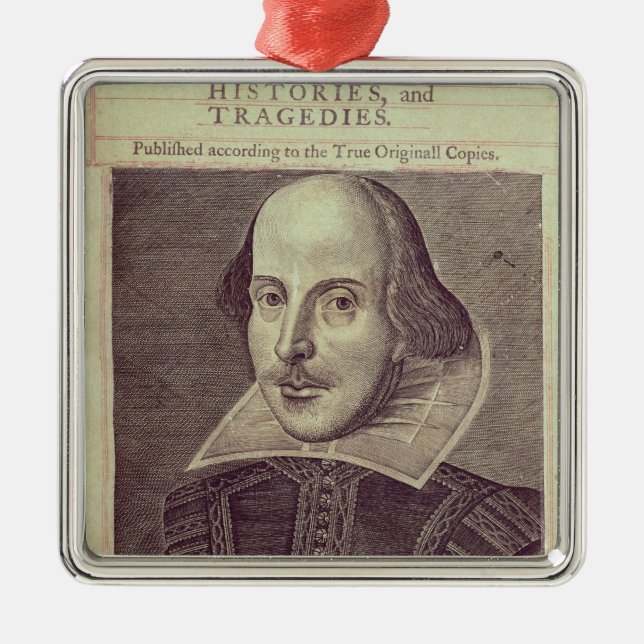 Titlepage of 'Mr. William Shakespeares Metal Tree Decoration (Front)