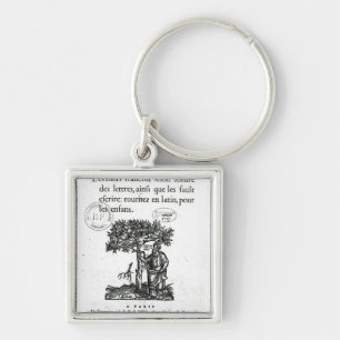 Titlepage of the first French-Latin dictionary Key Ring