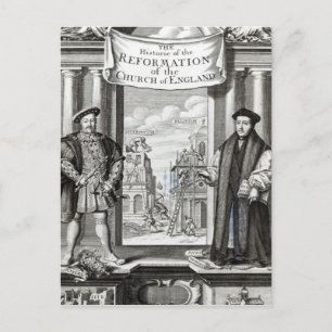 Titlepage The History Reformation Church England Postcard