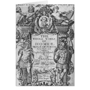 Titlepage to 'The Whole Works of Homer'
