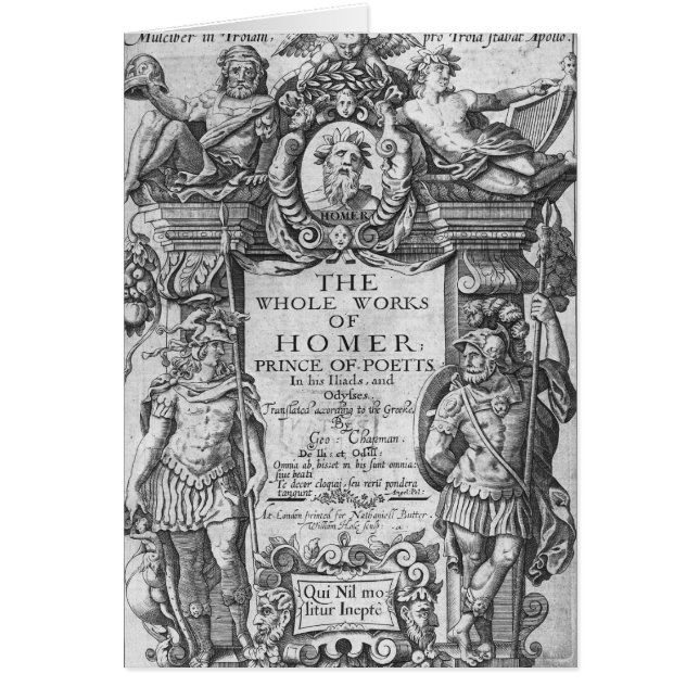 Titlepage to 'The Whole Works of Homer' (Front)