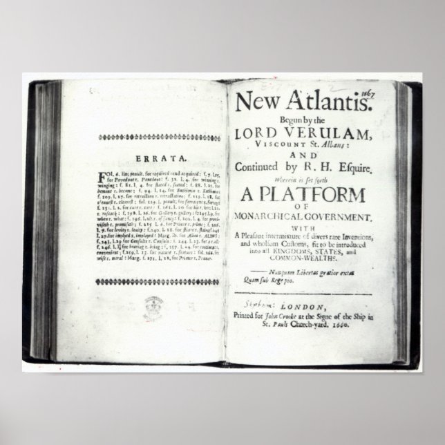 Titlepages to Francis Bacon's Poster (Front)