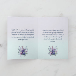 Titmice Singing Tenderness Card