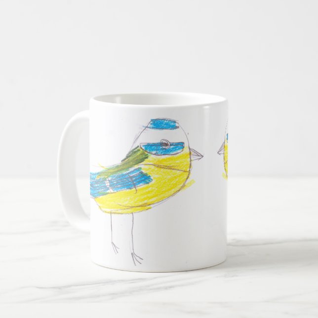 Titmouse Coffee Mug (Front Left)