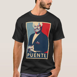 Tito Puente Hope Poster - Sizes of Jazz History T-Shirt