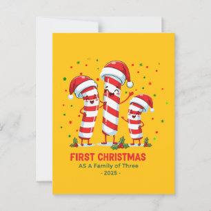 Titre optimisé : First Christmas As A Family Postcard