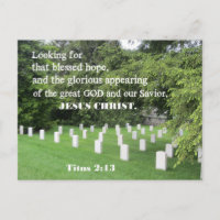 Titus 2:13 Looking for that blessed hope