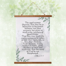 Titus 2 Woman Scripture Vintage Cottagecore