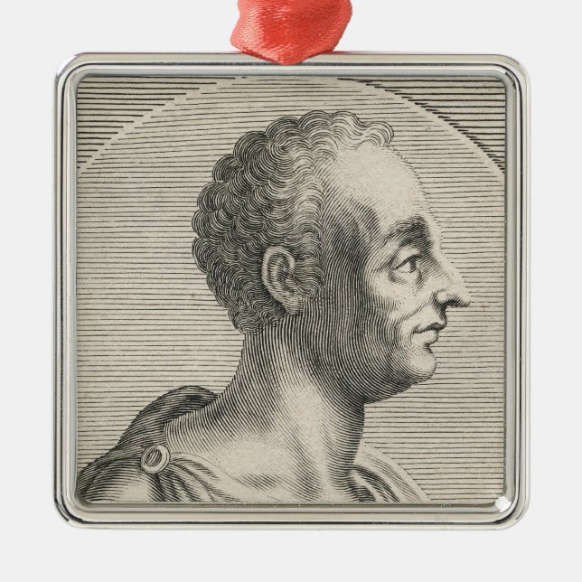 Titus Livius Metal Tree Decoration (Front)