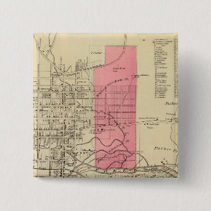 Titusville 15 Cm Square Badge