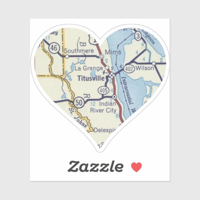 Titusville Vintage Map (Sheet)