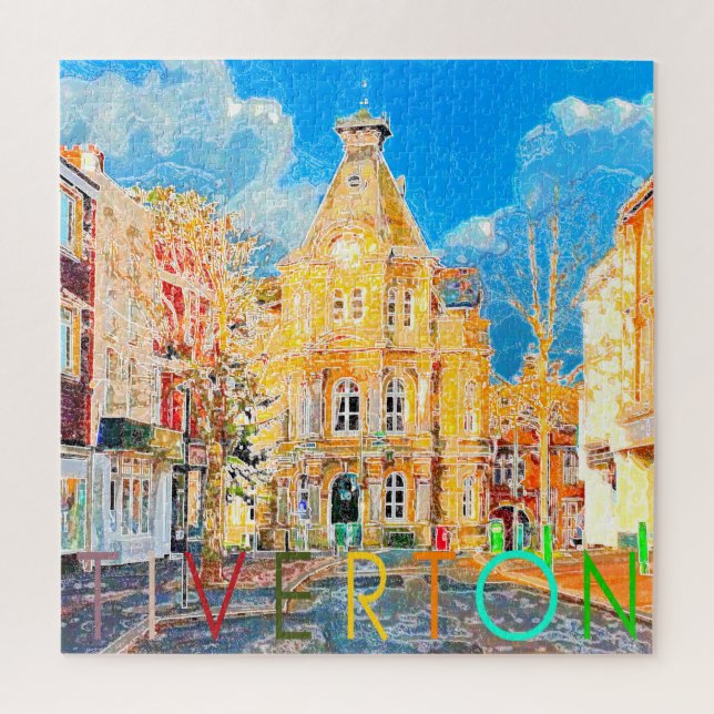 Tiverton, Devon, UK Jigsaw Puzzle (Vertical)