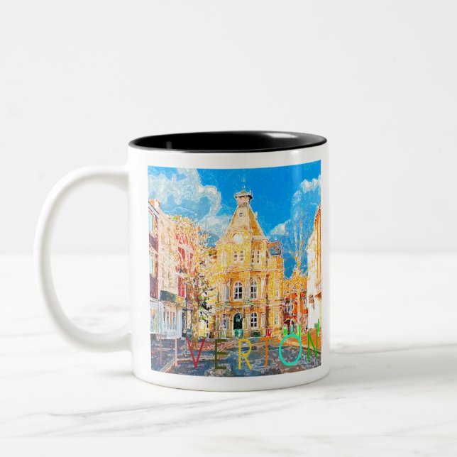 Tiverton Two-Tone Coffee Mug (Left)