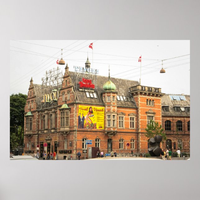 Tivoli Gardens Copenhagen Denmark Poster (Front)