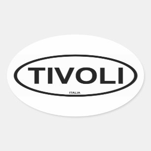 TIVOLI OVAL STICKER