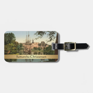 Tivoli Park, Copenhagen, Denmark Luggage Tag
