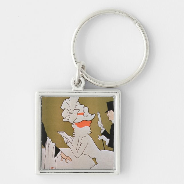 'Tivoli Restaurant, Strand', London (colour litho) Key Ring (Front)
