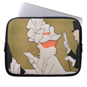 'Tivoli Restaurant, Strand', London (colour litho) Laptop Sleeve