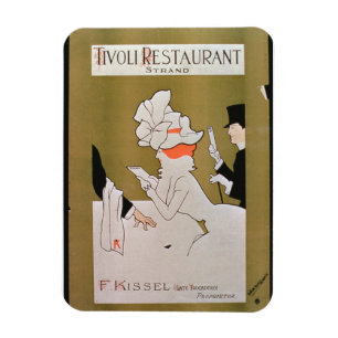 'Tivoli Restaurant, Strand', London (colour litho) Magnet