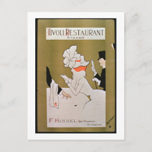 'Tivoli Restaurant, Strand', London (colour litho) Postcard